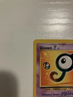 Pokemon TCG WoTC Unown J 38 Black Star Promo LP - Image 4