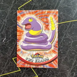 EKANS #23 - BLUE Logo - NON-HOLO - SERIES 1 - TOPPS Pokemon Card - Image 1