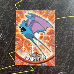 ZUBAT #41 - BLUE Logo - NON-HOLO - SERIES 1 - TOPPS Pokemon Card - Image 1