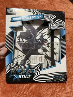 Pokemon TCG Black Bolt Binder & Set List Collection **Binder Only No Packs** - Image 1
