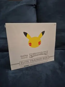 🔥SEALED🔥Pokemon Celebrations ETB Elite Trainer Box 25th Anniversary Booster 820650809439 - Image 1