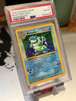 PSA 8 Pokemon Game Blastoise Base Set Shadowless Holo #2 - Image 2