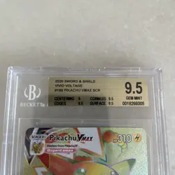 Pokemon Vivid Voltage PIKACHU VMAX RAINBOW RARE BGS 9.5 Gem Mint. - Image 2