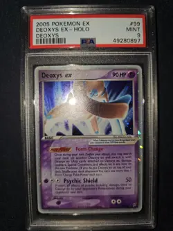 2005 POKEMON EX DEOXYS #99 DEOXYS EX-HOLO DEOXYS PSA 9 - Image 1