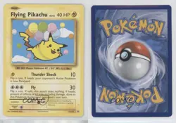 Secret - Flying Pikachu Pokemon XY Evolutions 20th Anniversary #110 11ba - Image 3