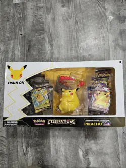 Pokemon TCG Celebrations Premium Figure Collection Pikachu VMAX Box 820650809408 - Image 1