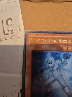 Yu-Gi-Oh Elemental Hero Neos Alius Unlimited Ultimate Rare LP - Image 2
