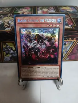 YuGiOh! Blazing Cartesia, The Virtuous MP23-EN162 PRISMATIC SECRET RARE 1st ED - Image 1