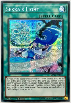 MP19-EN041 Sekka's Light - Secret Rare 1st Edition Near Mint YuGiOh Card - Image 1