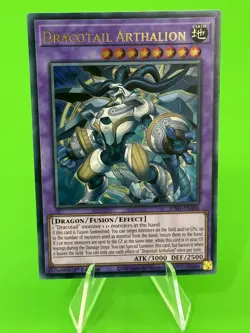 Yu-Gi-Oh Justice Hunters Dracotail Arthalion Ultra Rare JUSH-EN006 NM!!! - Image 1