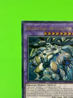 Yu-Gi-Oh Justice Hunters Dracotail Arthalion Ultra Rare JUSH-EN006 NM!!! - Image 4