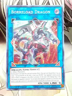 Yugioh Borreload Dragon Secret Rare MP18-EN131 1st Ed Lightly Played - Image 1