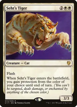 Seht's Tiger [Commander 2017] Magic MTG - Image 1