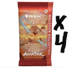 PRESALE/ MAGIC THE GATHERING/AVATAR THE LAST AIRBENDER COLLECTOR BOOSTER PACK(4) - Image 1
