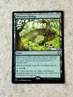 MTG NM Mosswort Bridge [Battle for Baldur's Gate Commander] - Image 1
