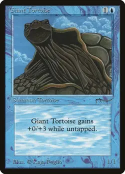 Giant Tortoise - Variation Arabian Nights HP MTG - Image 1