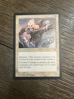 Magic The Gathering Soltari Champion Stronghold Rare NM - Image 1