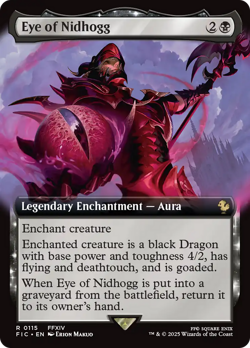 Eye of Nidhogg (Extended Art) [FINAL FANTASY Commander] Foil Near Mint - Image 1