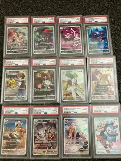Pokemon PSA 10 Dream League Character Rare CHR Full Art Complete Set Of 12 - Image 1