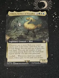 Choco, Seeker of Paradise 479, Final Fantasy, Extended Art REG, FIN MTG TCG - Image 1