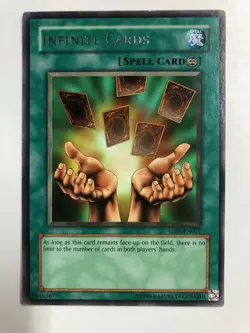 YuGiOh Infinite Cards LON-EN027 RARE NM/MT (Never Played!) - Image 1
