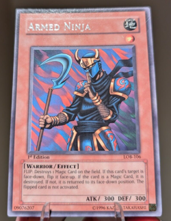 Yu-Gi-Oh! - Armed Ninja - LOB-106 - 1st Edition - LP-VLP - Image 1