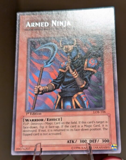Yu-Gi-Oh! - Armed Ninja - LOB-106 - 1st Edition - LP-VLP - Image 3