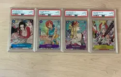 One Piece Illustration Box Promo Cards Vol 1 & 2 Sequential PSA 10 Set Nami Boa - Image 1