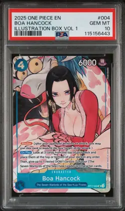 One Piece Illustration Box Promo Cards Vol 1 & 2 Sequential PSA 10 Set Nami Boa - Image 4
