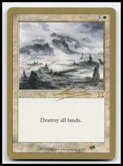 Armageddon World Championship Decks Gold Border Magic The Gathering Card - Image 1