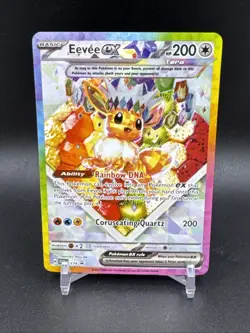 Pokemon TCG Eevee EX 174 Prismatic Evolutions Black Star Promo Card - Image 1