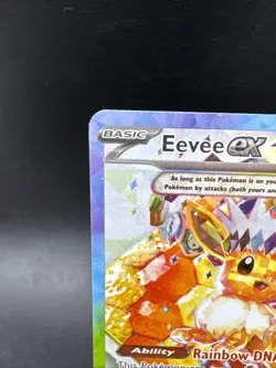 Pokemon TCG Eevee EX 174 Prismatic Evolutions Black Star Promo Card - Image 2