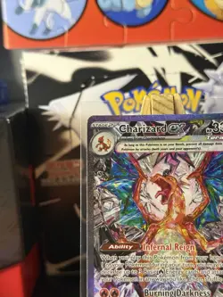 Charizard Ex 223/197 Secret Rare Full Art Card - Pokemon TCG Obsidian Flames- NM - Image 2