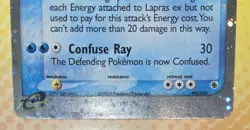 Lapras ex 99/109 EX Ruby & Sapphire Holo Rare Pokemon Card 2003 - Image 3