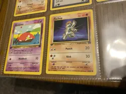 8 Card Lot Pokemon TCG 1st Edition Rocket + Bonus Card Uncommon Base - Image 5