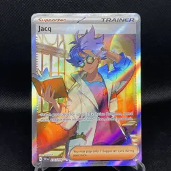 Jacq #236 236/198 Full Art Secret Rare NM/M Scarlet and Violet Pokemon Card LP++ - Image 1
