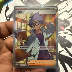 Jacq #236 236/198 Full Art Secret Rare NM/M Scarlet and Violet Pokemon Card LP++ - Image 1