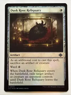 MTG The Lost Caverns of Ixalan Dusk Rose Reliquary Foil 0010 NM - Image 1