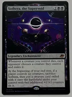 MTG EOE Sothera, the Supervoid Legendary Enchantment MYTHIC FOIL #0115 - Image 1