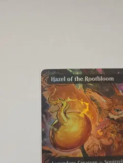 Hazel of the Rootbloom (Borderless) (Raised Foil) Commander: Bloomburrow Foil - Image 2