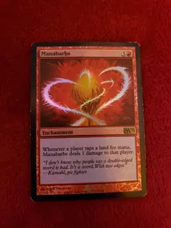 MTG Manabarbs Core Set 2012 (M12) Foil -Moderate play- - Image 1