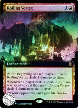 MTG Roiling Vortex (Extended Art) (352) | NM Foil | Zendikar Rising (ZNR) - Image 1