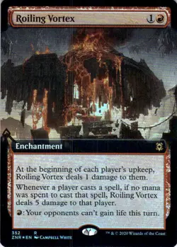 MTG Roiling Vortex (Extended Art) (352) | NM Foil | Zendikar Rising (ZNR) - Image 2