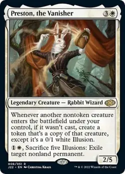 Preston, the Vanisher - Near Mint MTG Jumpstart 2022 - Image 1
