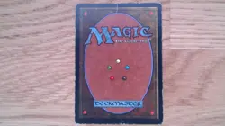 Magic The Gathering MTG Savannah Dual Land Revised 3rd Ungraded HP Poor *Damaged - Image 2