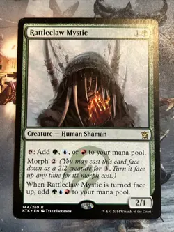 1x Rattleclaw Mystic Khans of Tarkir LP MTG Magic the Gathering x1 MKE - Image 1