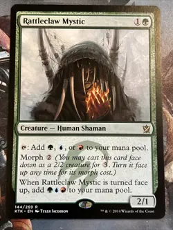 1x Rattleclaw Mystic Khans of Tarkir LP MTG Magic the Gathering x1 MKE - Image 3