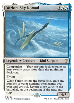 Yorion, Sky Nomad (White Border) [Mystery Booster 2] Near Mint - Image 1