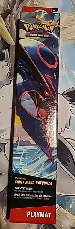 Pokemon SHINY Mega Rayquaza Premium Playmat made original USA - Image 1