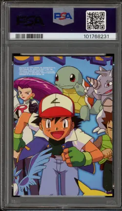 Pokemon Topps Jesse Series 1 Character Cards Foil #TV9 PSA 9 Mint - Image 2